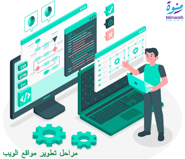 مراحل تطوير مواقع الويب